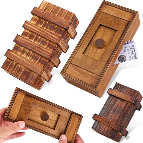 wooden secret puzzle box